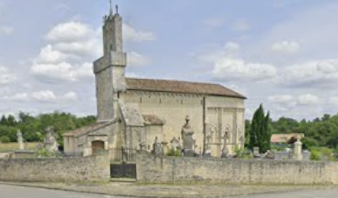 L'église Saint Saturnin de Camarsac.