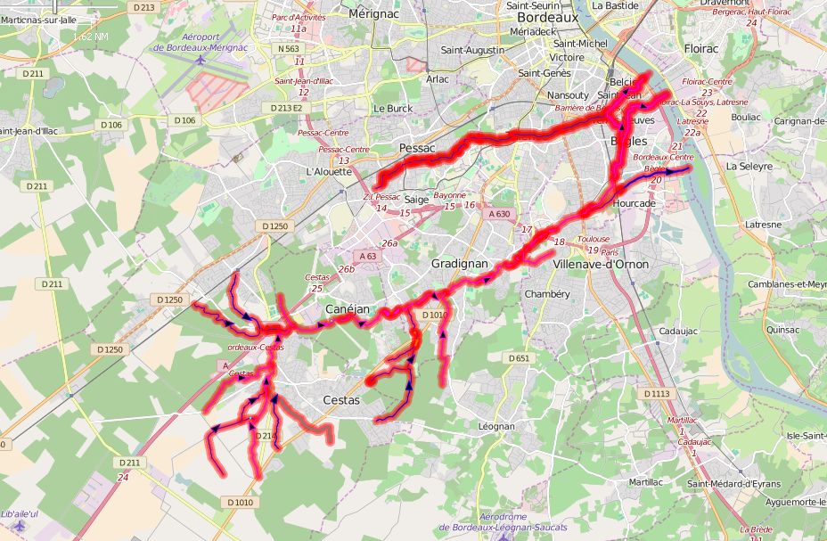 L'eau Bourde et ses affluents